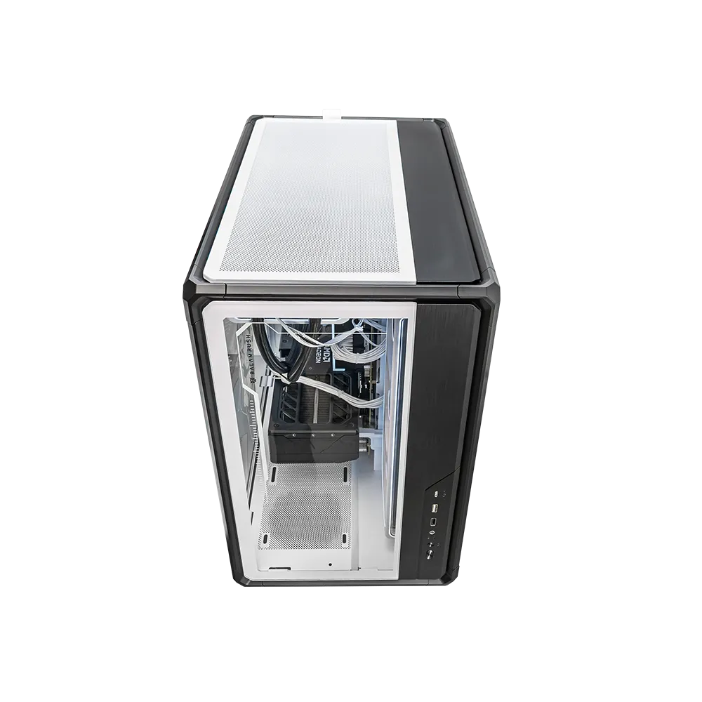 Gabinete Gamer Media Torre OLTUUN IX999 | Max ATX | Black&White