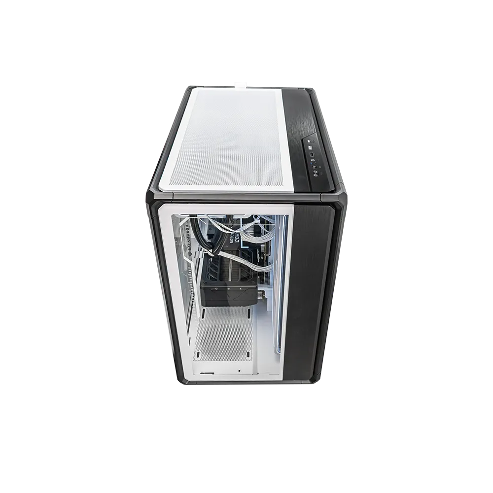 Gabinete Gamer Media Torre OLTUUN IX999 | Max ATX | Black&White