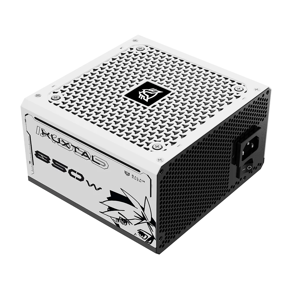 Fuente de Poder ATX 850W KUXTAL IX999 | 80 Plus Gold | Full Modular | Black&White