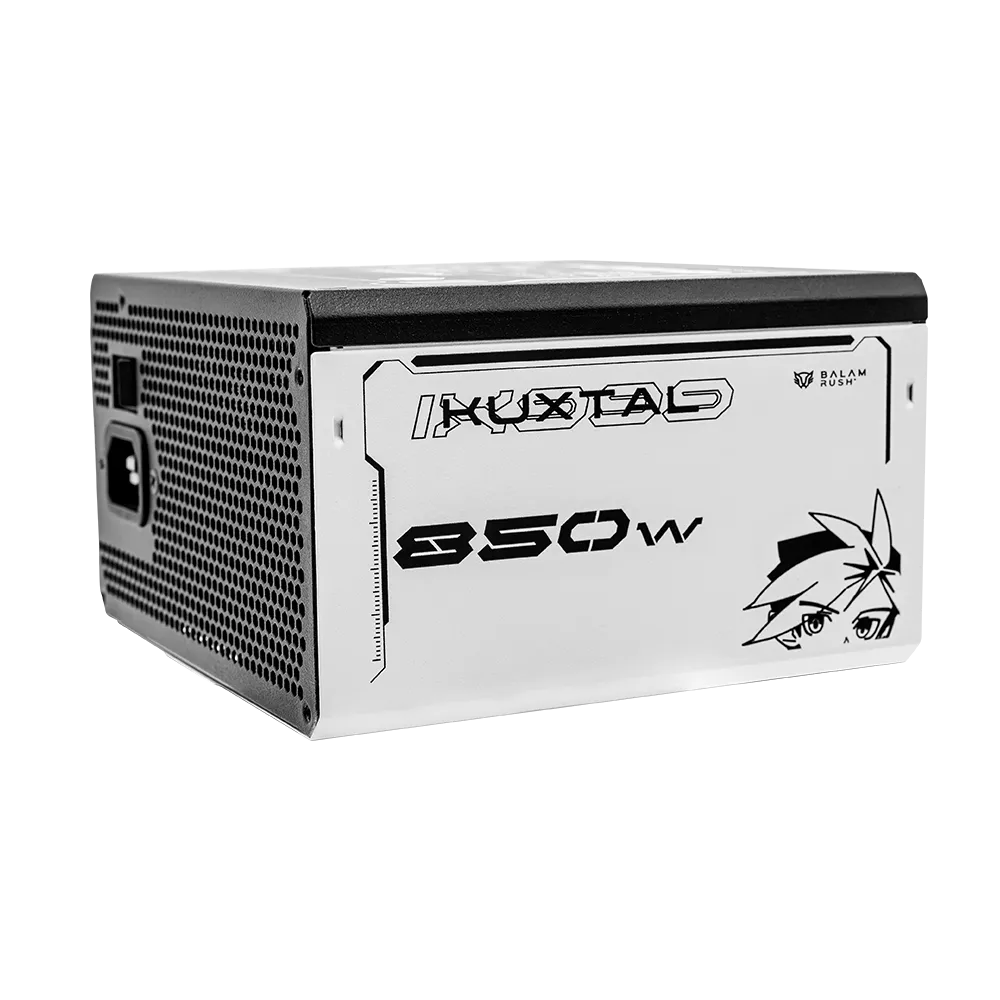 Fuente de Poder ATX 850W KUXTAL IX999 | 80 Plus Gold | Full Modular | Black&White