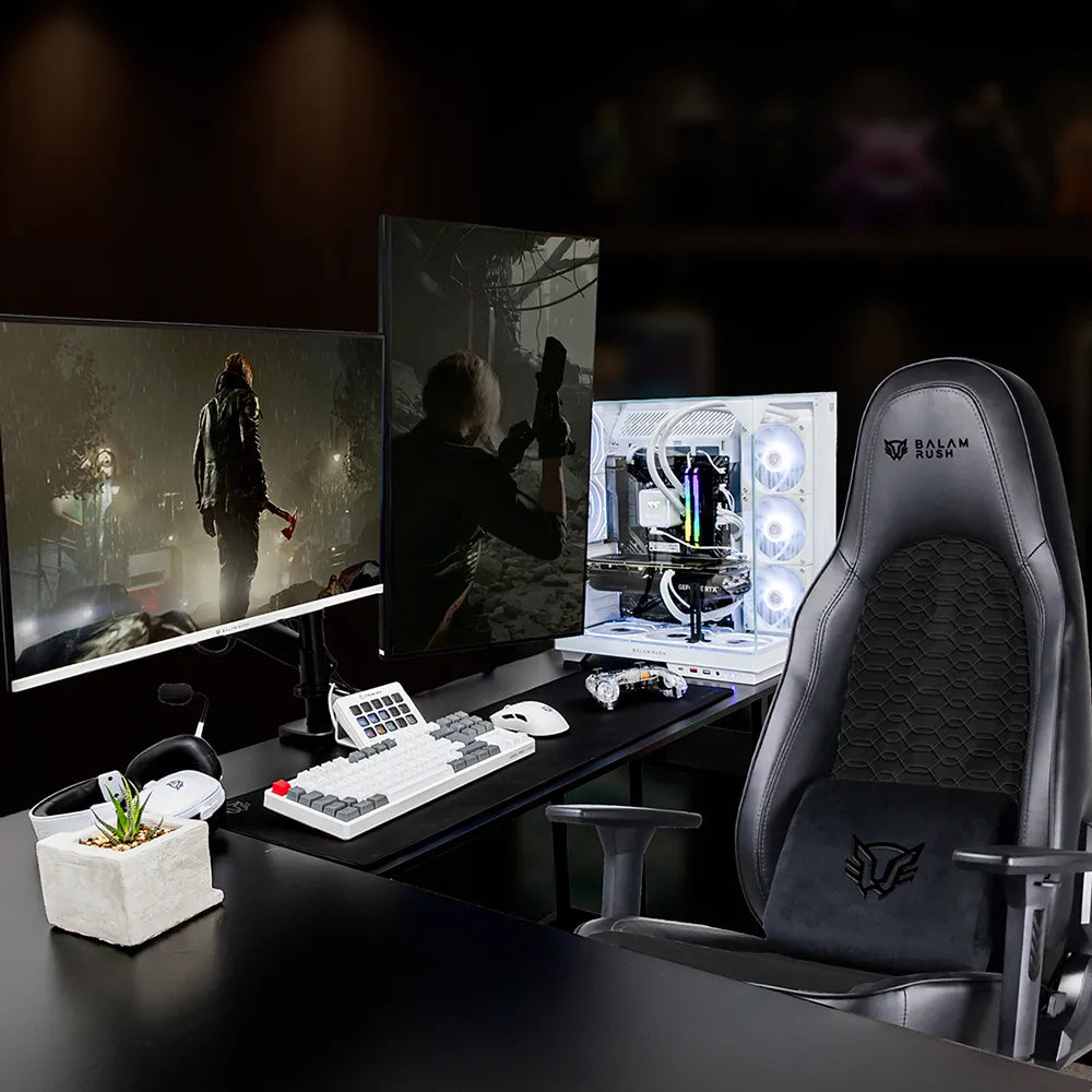 Silla Gamer Velvet Royale / Madera + Terciopelo + PU / Piston Clase 4 / Soporta hasta 150 kg / Mecanismo Rana / Inclinación de 90° a 180° / Negro