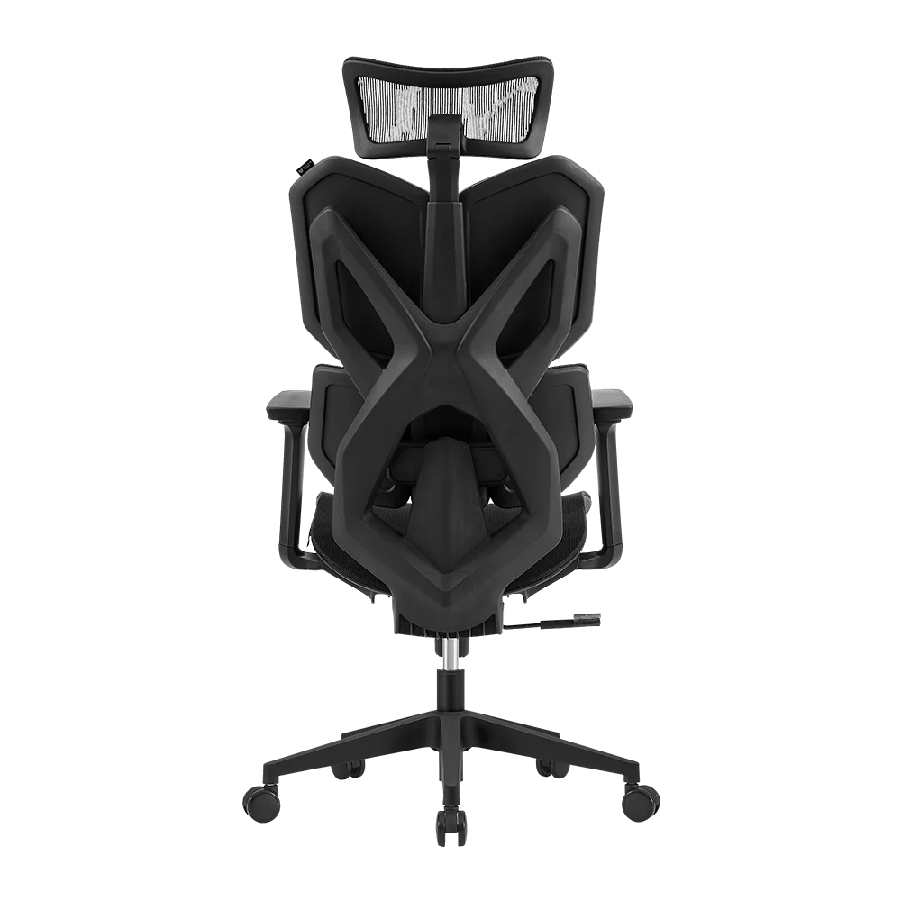 Silla Gamer Power Airflow / Nailon + PU / Piston Clase 4 / Soporta hasta 150 kg / Mecanismo Mariposa / Inclinación de 90° a 180° / Negro