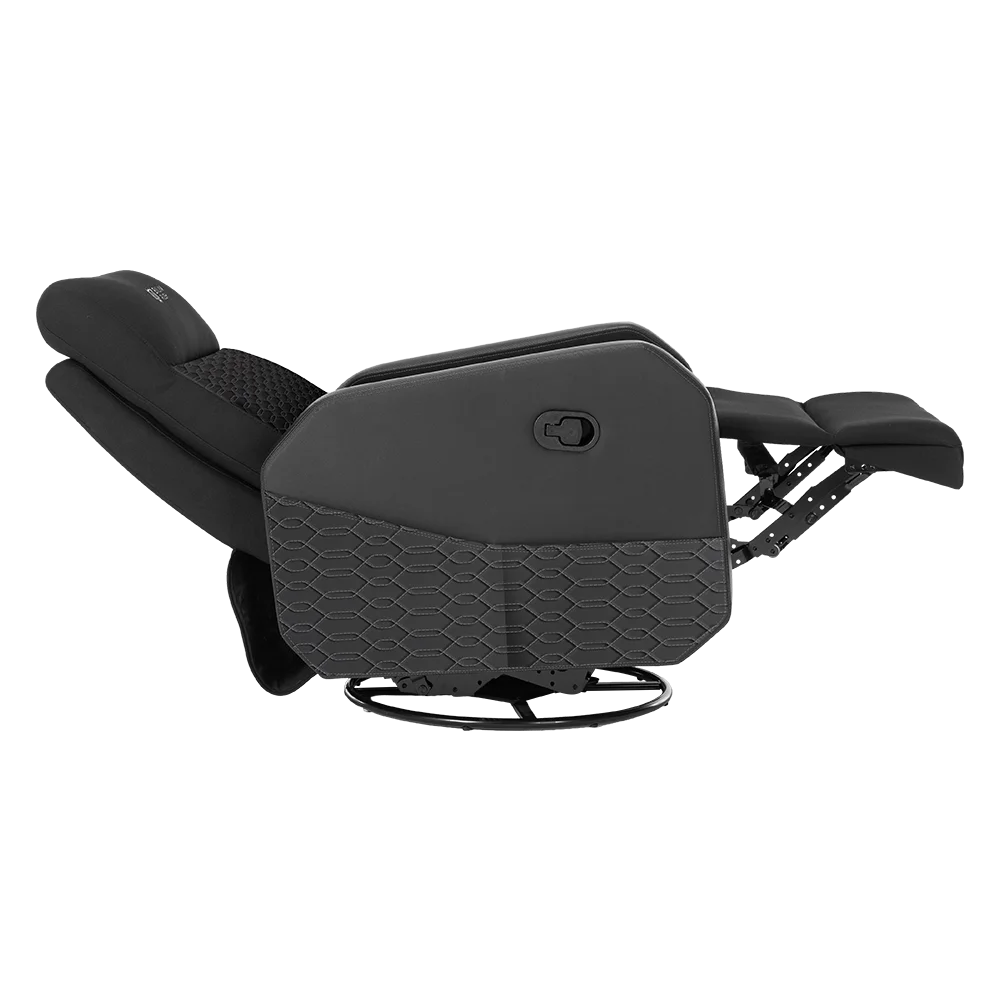 Sofá Gamer Thunder Soft / Madera + Tela / Soporta hasta 136 kg / Inclinación de 165° / Negro