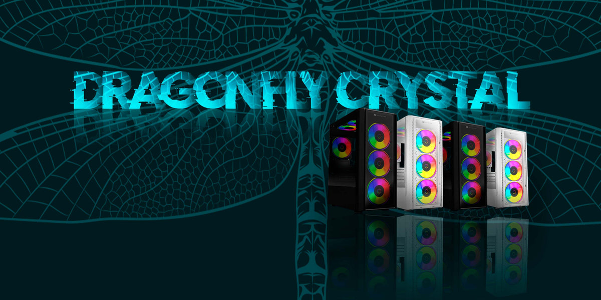 Gabinete Media Torre | Dragonfly II Crystal GM745 | Negro