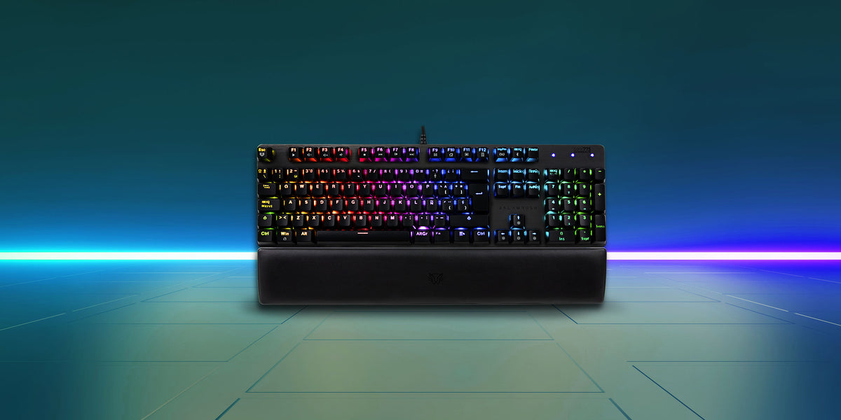 Teclado Alámbrico Opto Mecánico 100% | Dominate GKX775 | Negro